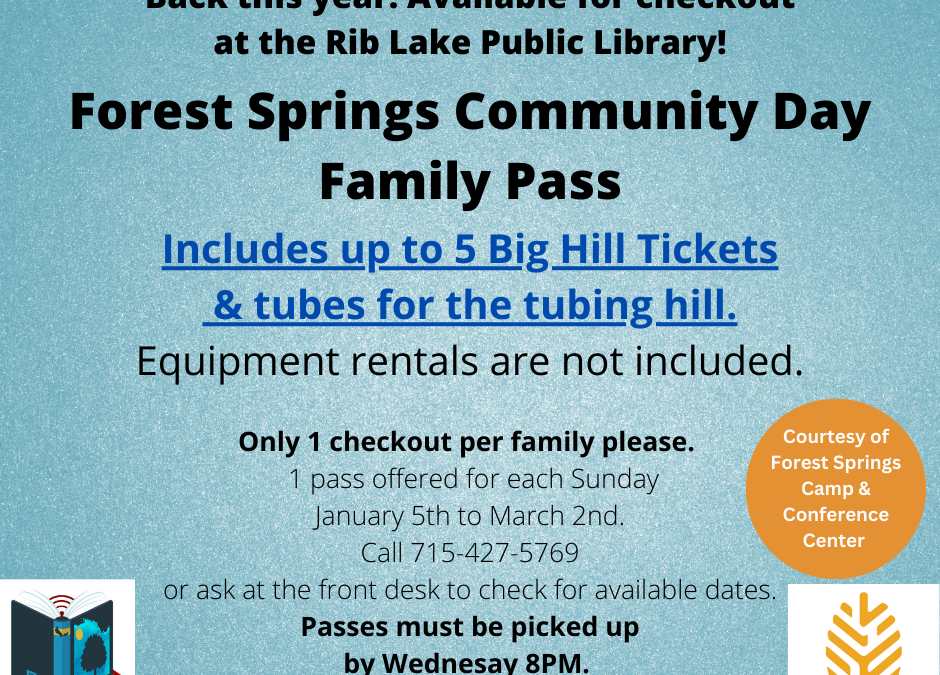 Forest Springs Community Day Passes